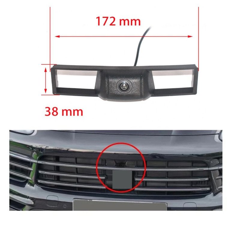 DIGITAL IQ CAMERA QS8207 (AHD-NTSC) FRONT CAMERA for PORSCHE CAYENNE mod. 2017-2025