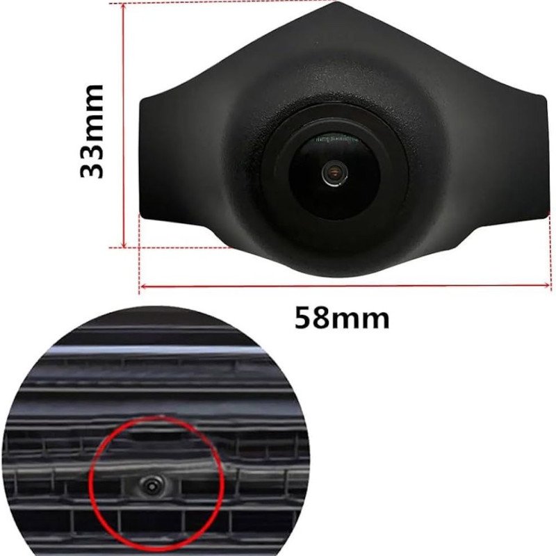 DIGITAL IQ CAMERA QS8209 (AHD-NTSC) FRONT CAMERA for AUDI Q2 mod. 2017-2025