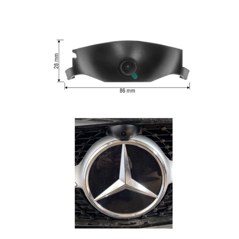 DIGITAL IQ CAMERA QS8130 (AHD-NTSC) FRONT CAMERA for MERCEDES GLC (X253) mod. 2015-2018
