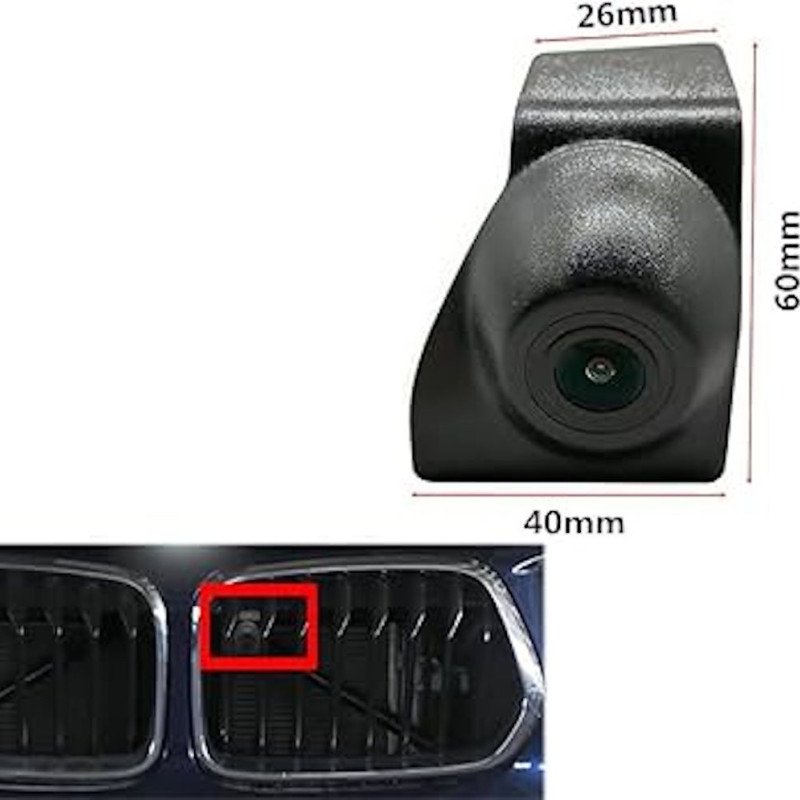 DIGITAL IQ CAMERA QS8233 (AHD-NTSC) FRONT CAMERA for BMW X2 (F39) mod. 2017-2023