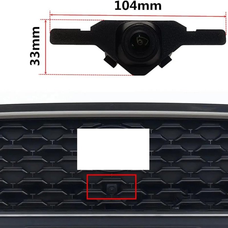 DIGITAL IQ CAMERA QS8310 (AHD-NTSC) FRONT CAMERA for TOYOTA COROLLA CROSS mod. 2021-2026