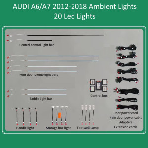 DIGITAL IQ DIQ AMBIENT AUDI A6/A7 (Digital iQ Ambient Light for Audi A6/A7 mod. 2012-2018 with 20 Lights) DIGITAL IQ DIQ AMBIENT AUDI A6/A7 (Digital iQ Ambient Light for Audi A6/A7 mod. 2012-2018 with 20 Lights)