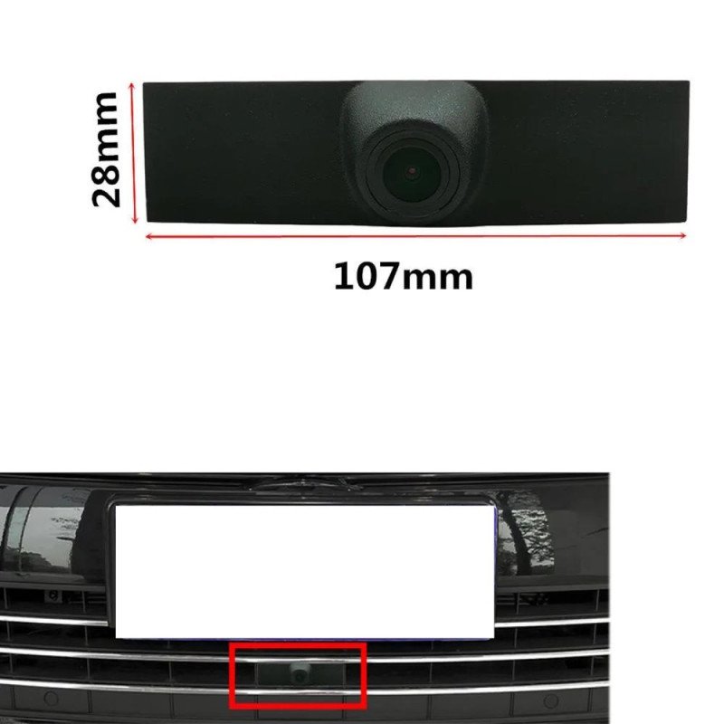 DIGITAL IQ CAMERA QS8098 (AHD-NTSC) FRONT CAMERA for VW TUAREG mod. 2012-2019