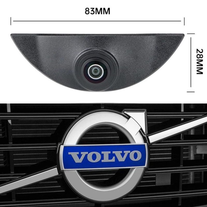 DIGITAL IQ CAMERA QS8122 (AHD-NTSC) FRONT CAMERA for VOLVO LOGO mod. 2005-2018 (83mm)