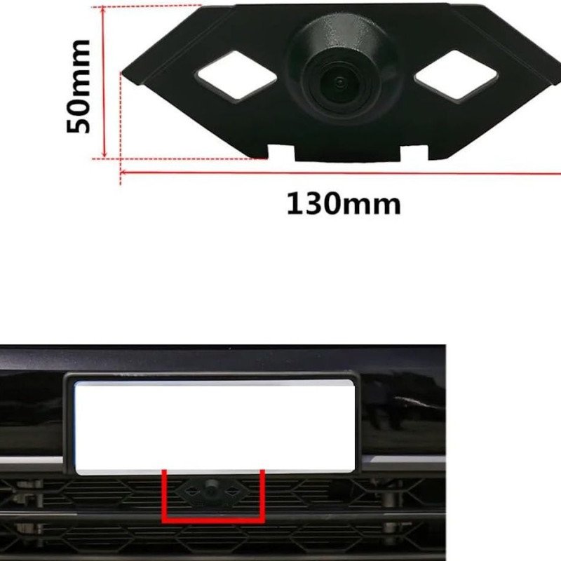 DIGITAL IQ CAMERA QS8162 (AHD-NTSC) FRONT CAMERA for VW TIGUAN mod. 2016-2024