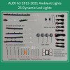 DIGITAL IQ DIQ AMBIENT AUDI A3 (8V) DYN Dragon Scale Style (Digital iQ Dynamic Ambient Light Audi A3 mod. 2013-2021, 25 Lights with Airvent)