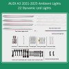 DIGITAL IQ DIQ AMBIENT AUDI A3 (8Y) DYN mod. 2021-2025 (Digital iQ Ambient Light for Audi A3 (8Y) mod. 2021-2025 with 22 Lights)