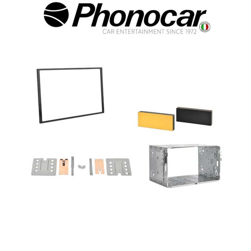 PHONOCAR 03.527 Σετ Προσοψης Kia Picanto Mod. 2008-2011. Χρώμα Μαύρο