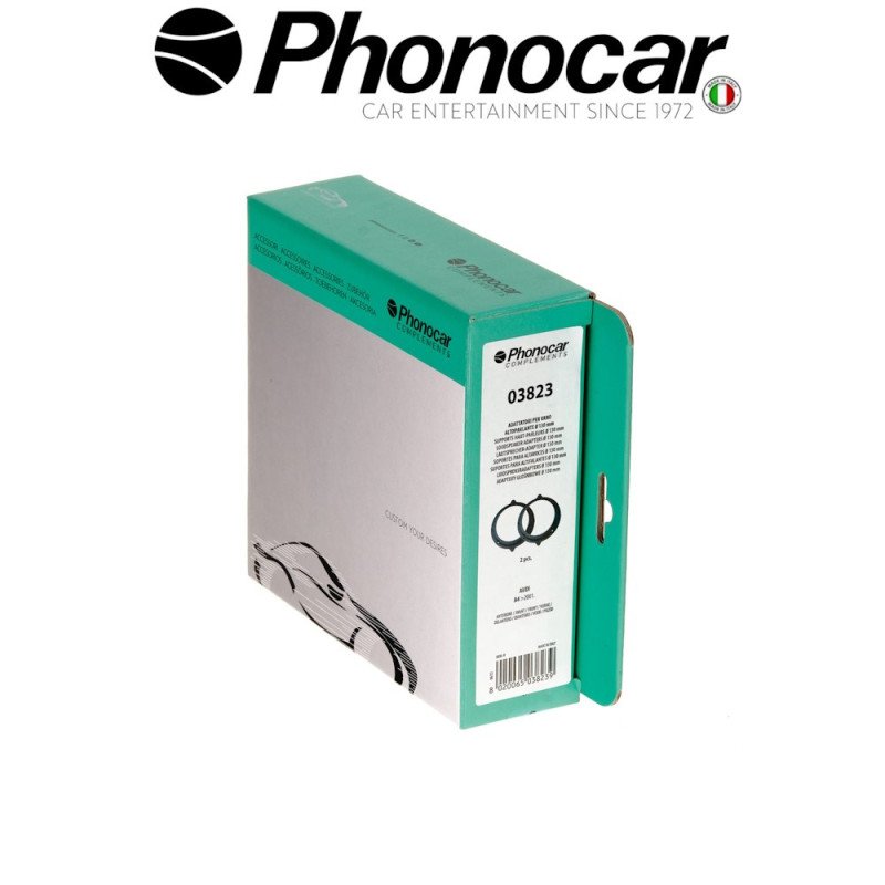 PHONOCAR 03.823 Βασεις Ηχειων Audi Α4 Mod.>2001 130mm. Θέση Εμπρός