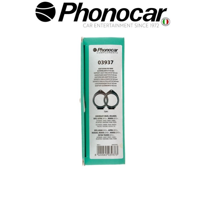 PHONOCAR 03.937 Βασεις Ηχειων Chevrolet Cruze Orlando Opel Adam 13> Astra-Insigna-Meriva ‘10> Mokka ‘13> PHONOCAR 03.937 Βασεις Ηχειων Chevrolet Cruze Orlando Opel Adam 13> Astra-Insigna-Meriva ‘10> Mokka ‘13>