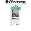 PHONOCAR 06.011 Καλωδιο Rca Audio Μονης Θωρακισης 1Mt