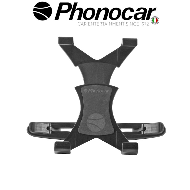 PHONOCAR 06.233 Πρακτική Θήκη Tablet Για Προσκέφαλο. Ρυθμιζόμενο Με Μέγιστο Άνοιγμα 19,5 Εκ Universal,