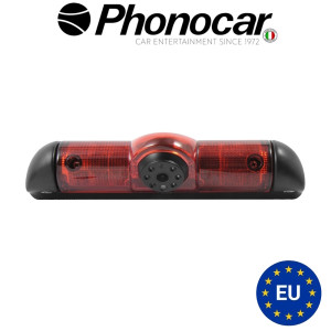 PHONOCAR BC VM265 Κάμερα Για 3Ο Stop Αναλογική Υψηλής Ευκρίνειας, 130Ο Με Connector 4Pins, 12V