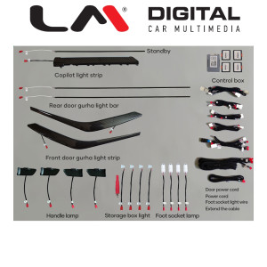 LM DIGITAL LM AMBIENT TOYOTA 2 Ατμοσφαιρικός , Εσωτερικός Φωτισμός Για Toyota Corolla 2019