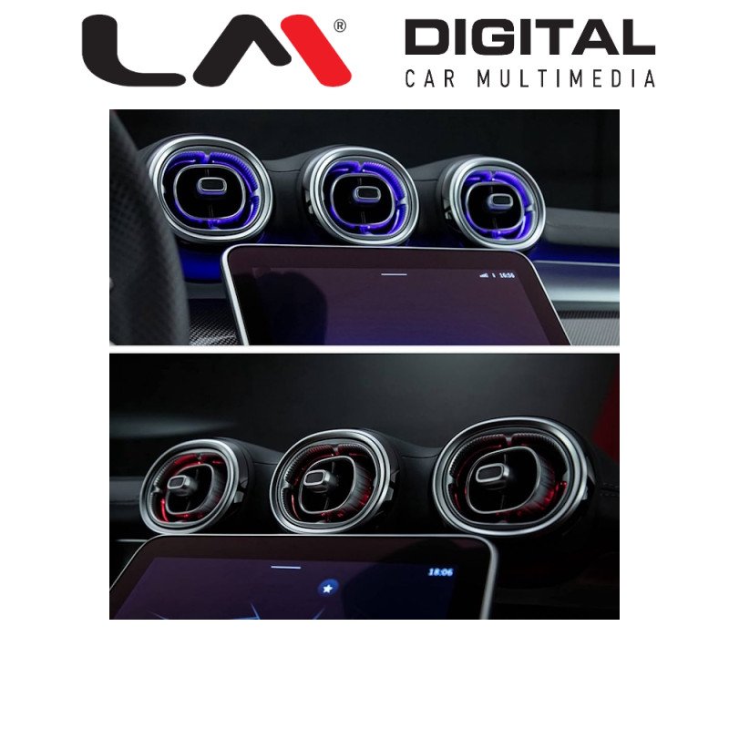 LM DIGITAL LM CW206-V1 Ατμοσφαιρικός, Εσωτερικός Φωτισμός Αεραγωγοί Για Mercedes Benz C W206 2022