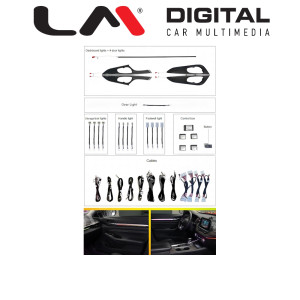 LM DIGITAL LM NIS J11-V1 Ατμοσφαιρικός, Εσωτερικός Φωτισμός Για Nissan Qashqai 2014