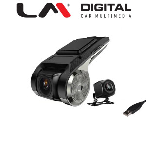 LM DIGITAL DVR X402 U8 DVR Για Android Με 2 Κάμερες, 1080P,Usb/Rca/Cinch
