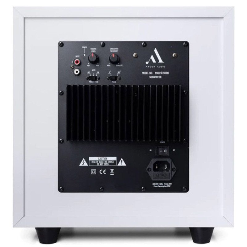 Argon Audio MALMÖ SUB 10 Ενεργό Subwoofer 10" 100W RMS White (Τεμάχιο)