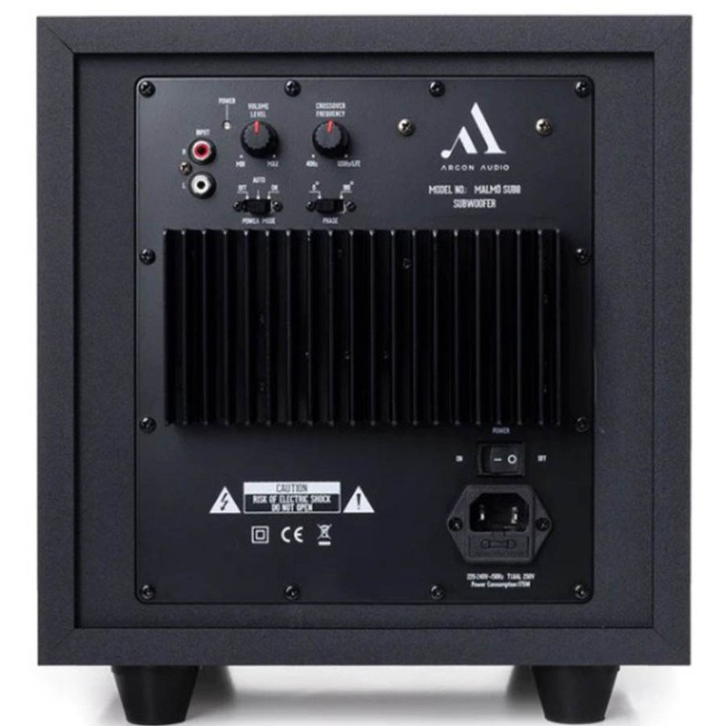 Argon Audio MALMÖ SUB 8 Ενεργό Subwoofer 8" 100W RMS Black (Τεμάχιο)