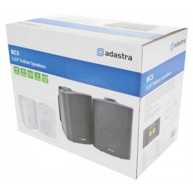 Adastra BC5-W Επιτοίχια Ηχεία 5.25" 45W RMS Λευκά (Ζεύγος)