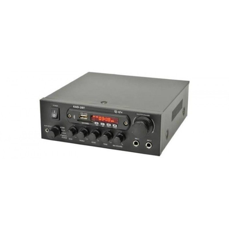 Qtx KAD-2BT Ψηφιακός Ενισχυτής με Bluetooth 2x40W RMS (Τεμάχιο)