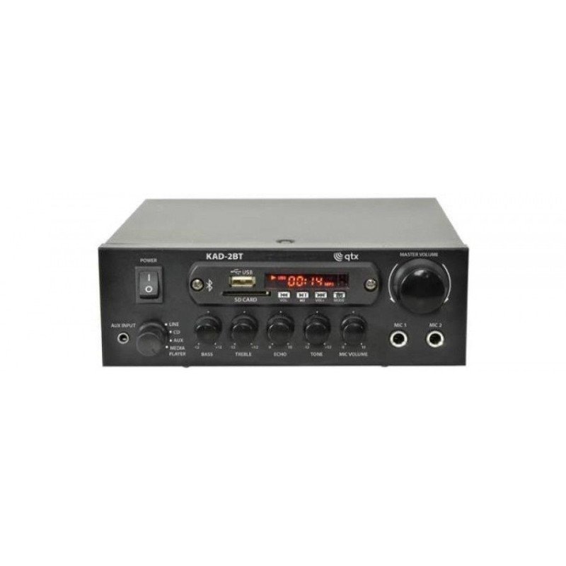 Qtx KAD-2BT Ψηφιακός Ενισχυτής με Bluetooth 2x40W RMS (Τεμάχιο)