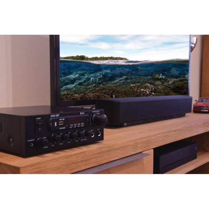 Qtx KAD-2BT Ψηφιακός Ενισχυτής με Bluetooth 2x40W RMS (Τεμάχιο)