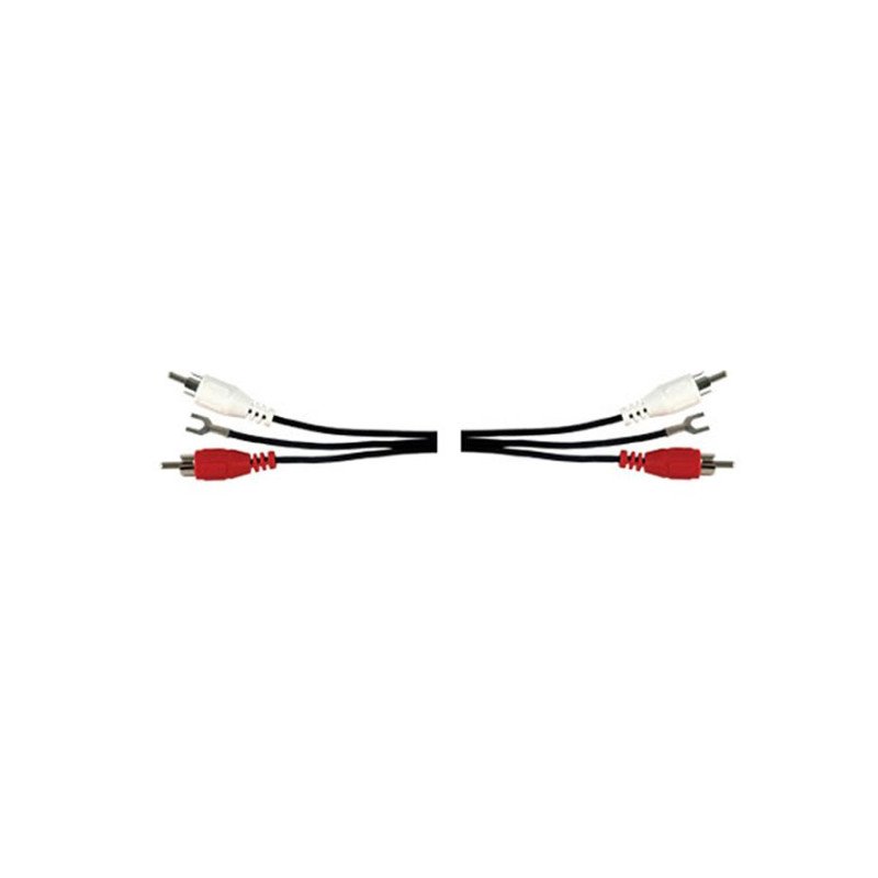 AvLink 109.543UK 2 x RCA Phono με Γείωση - 2 x RCA Phono με Γείωση 1.2m (Τεμάχιο)