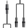 AvLink 112.046UK Καλώδιο 3.5mm Stereo Βύσμα - 2 x 3.5mm Stereo Υποδοχή 1,2m (Τεμάχιο)