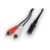 AvLink 112.070UK Καλώδιο 2 x RCA - 3.5mm Stereo Υποδοχή 0,2m (Τεμάχιο)
