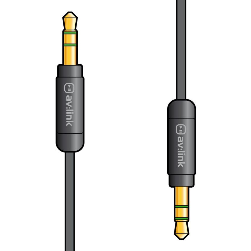 AvLink 112.128UK Καλώδιο Ήχου 3.5mm Stereo - 3.5mm Stereo 0.5m (Τεμάχιο)