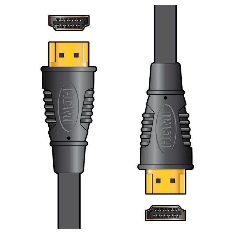 AvLink 112.136UK Καλώδιο HDMI Υψηλής Ταχύτητας 4K 1m Black (Τεμάχιο)