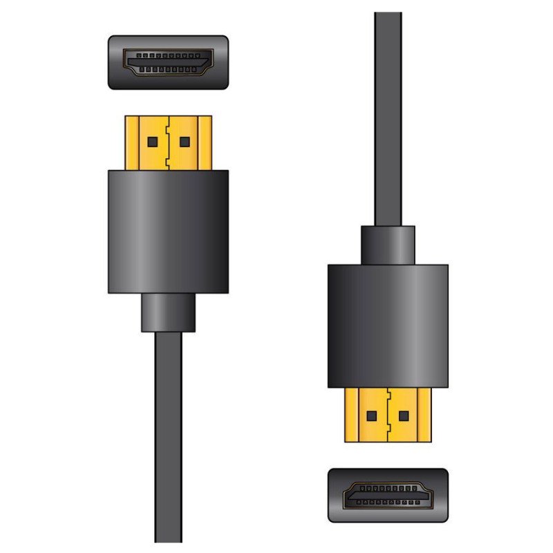 AvLink 112.139UK HDMI Λεπτό Καλώδιο Υψηλής Ταχύτητας 4Κ Ready με Ethernet 1.5m (Τεμάχιο)