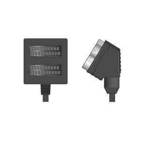 AvLink 112.172UK Scart Splitter 2-Δρόμων 0.50m (Τεμάχιο)