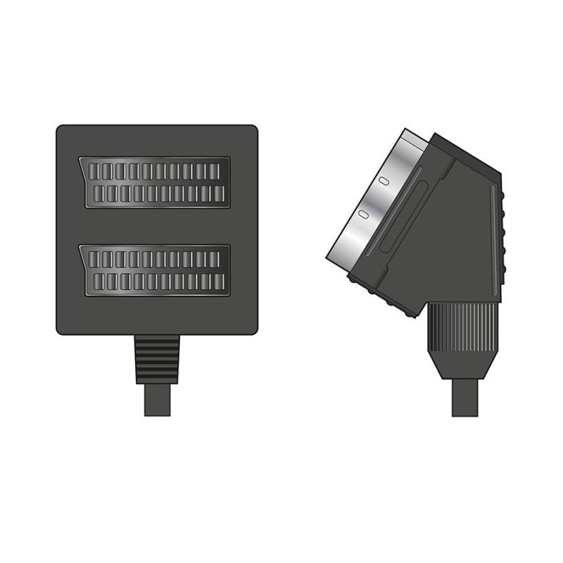 AvLink 112.172UK Scart Splitter 2-Δρόμων 0.50m (Τεμάχιο)