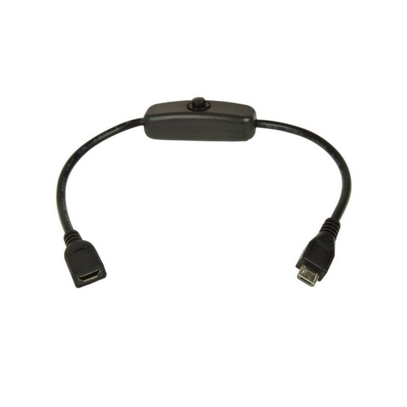 AvLink 113.025UK Καλώδιο επέκτασης Micro USB με διακόπτη τροφοδοσίας 0.25m (Τεμάχιο)