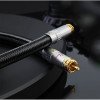Oehlbach Sub Xtreme High End Καλώδιο Subwoofer 2.20m Black (Τεμάχιο)