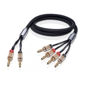 Oehlbach XXL Fusion Four B Υψηλής Ποιότητας HPOCC® Καλώδιο Ηχείων για Bi-Wiring με Banana Plugs 4.5m Black