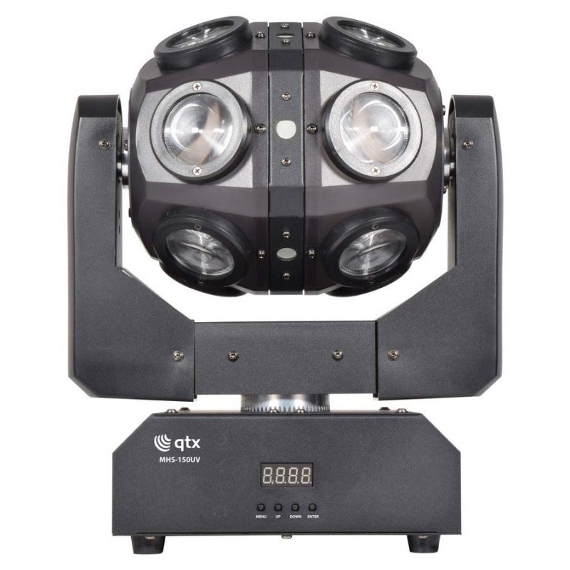 Qtx Orbital Κινούμενη Περιστροφική Κεφαλή U/V LED 150W (Τεμάχιο)