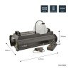 Qtx QTFX-2000 mkII Μηχανή Ομίχλης Υψηλής Ισχύος 2000W (Τεμάχιο)