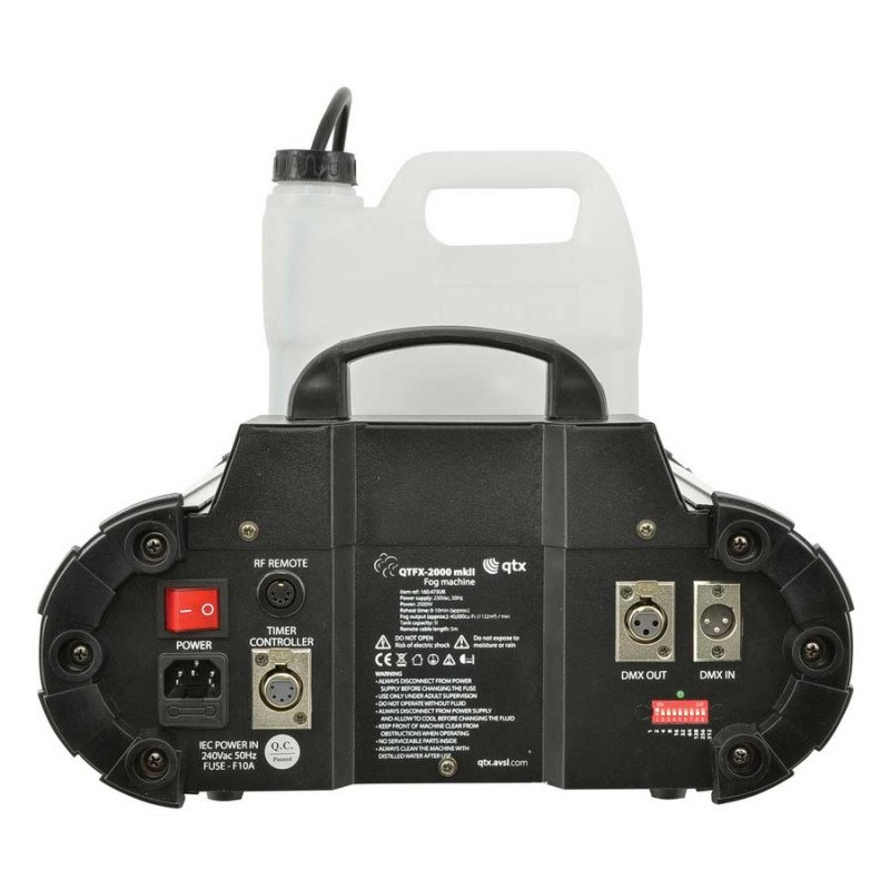 Qtx QTFX-2000 mkII Μηχανή Ομίχλης Υψηλής Ισχύος 2000W (Τεμάχιο)