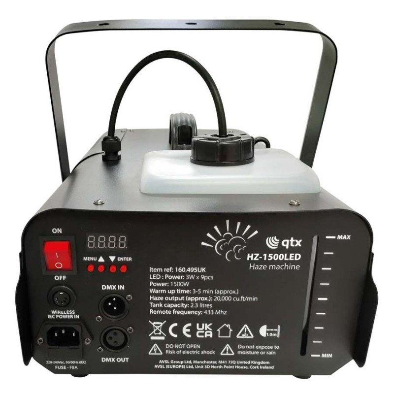 Qtx HZ-1500LED Μηχανή Ομίχλης LED 1500W (Τεμάχιο) Qtx HZ-1500LED Μηχανή Ομίχλης LED 1500W (Τεμάχιο)