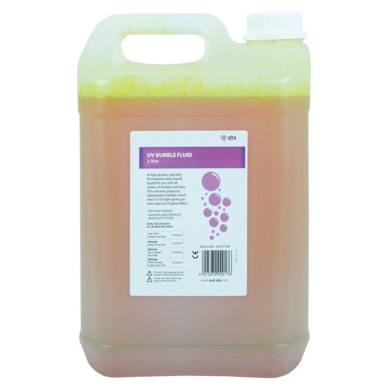 Qtx UVBUBBLE-5L Υγρό Φυσαλίδων UV 5 Λίτρα (Τεμάχιο)