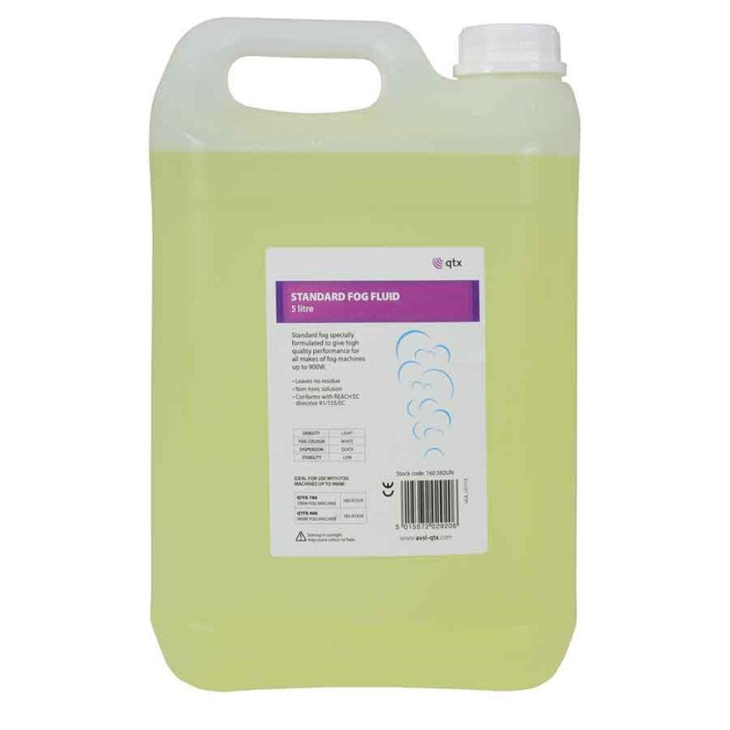 Qtx ST-FOG-5L Υγρό Ομίχλης Κίτρινο 5 Λίτρα (Τεμάχιο)