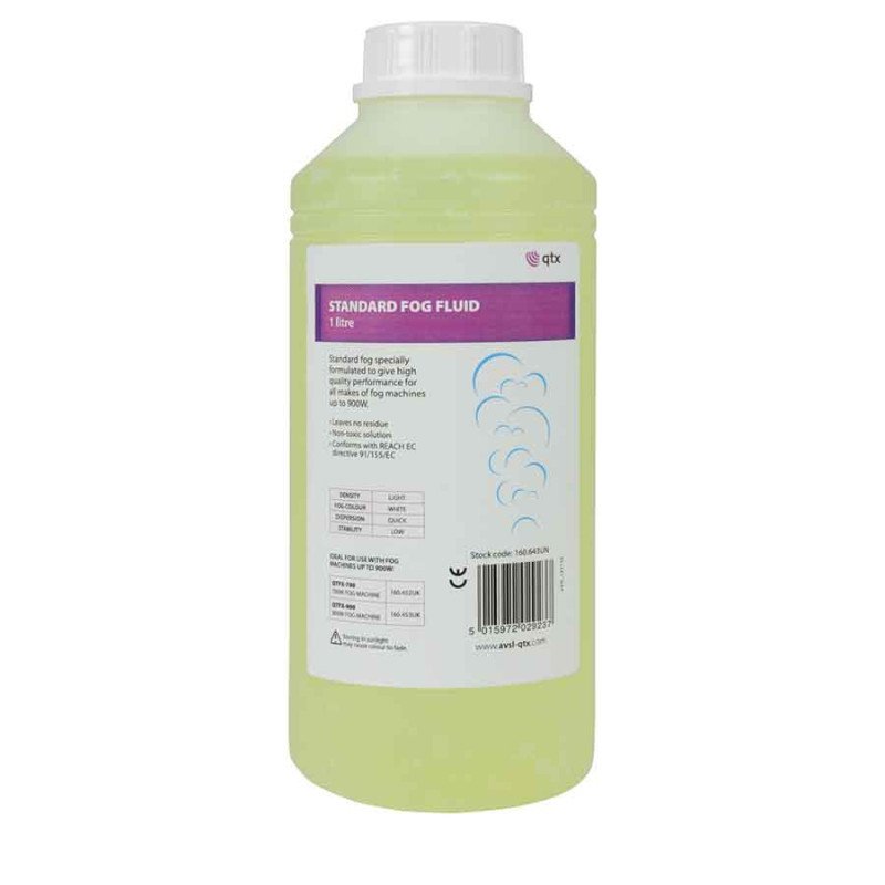 Qtx ST-FOG -1L Υγρό Ομίχλης Κίτρινο 1 Λίτρο (Τεμάχιο)