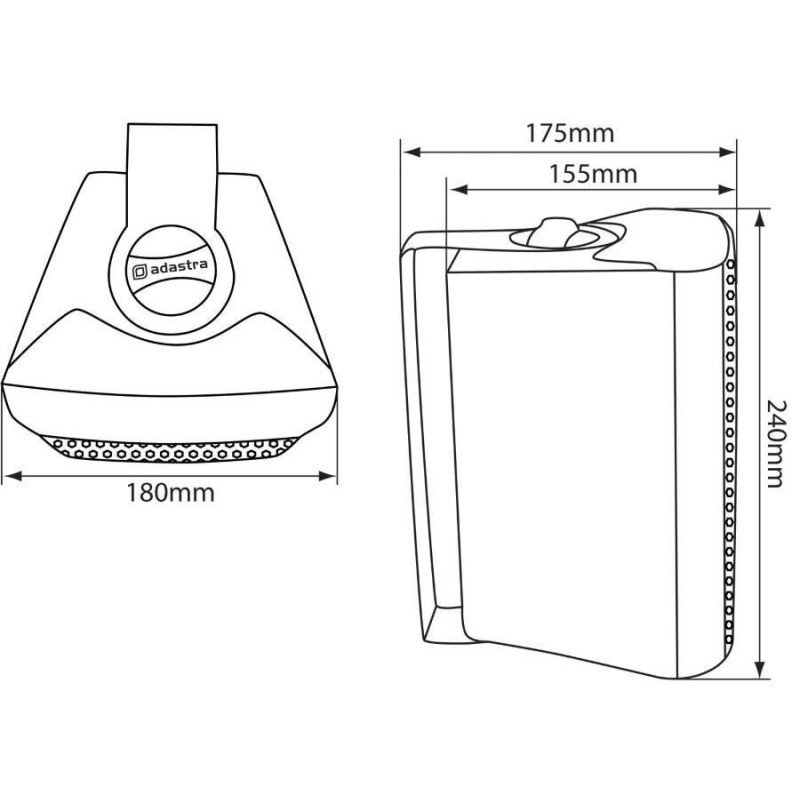 Adastra BC5A-B Ενεργά Ηχεία 5.25" 2x30W RMS Μαύρα (Ζεύγος)