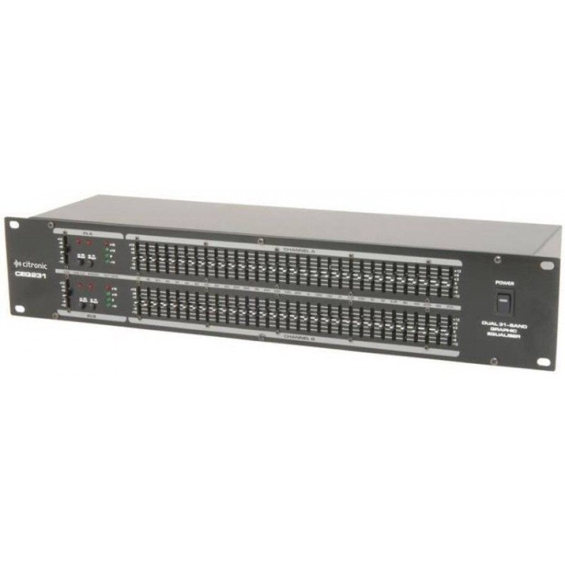 Citronic CEQ231 Ισοσταθμιστής Dual 31 Band Graphic (Τεμάχιο)