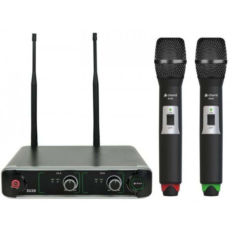 Chord SU20-H-RG Compact Dual UHF Mικροφώνου (Σετ) **ΤΕΛΕΥΤΑΙΟ ΤΕΜΑΧΙΟ