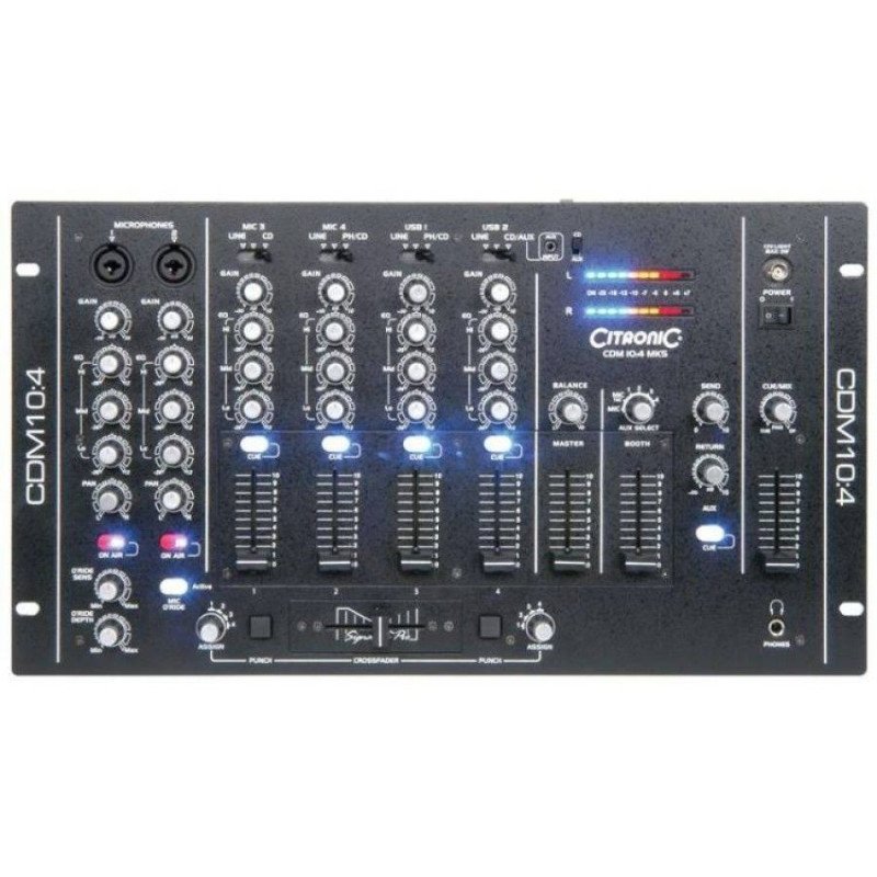 Citronic CDM10:4 MK5 Μίκτης 4 καναλιών με USB (Τεμάχιο)