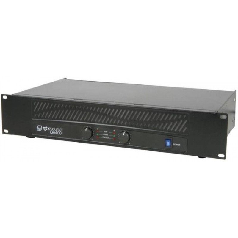 Qtx QA400 Τελικός Ενισχυτής 2x100W RMS (Τεμάχιο)